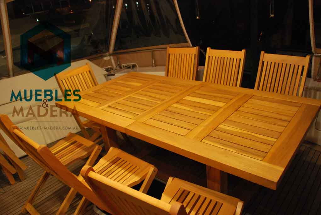 Mesas de Teka - Muebles de Madera Para Exterior